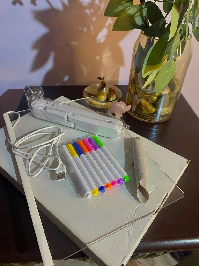 Multiple Color LED Writing Board - Large Size (Multiple Purpose)