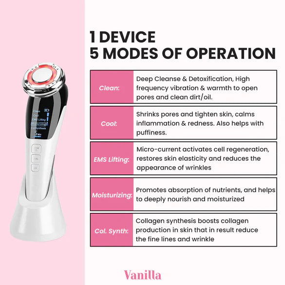 EMS Light Face therapy device