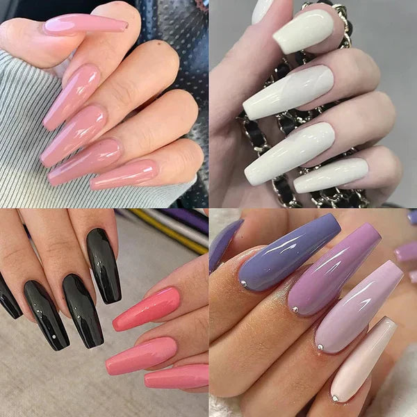Artificial Nails Pack - 576 Nails With Glue