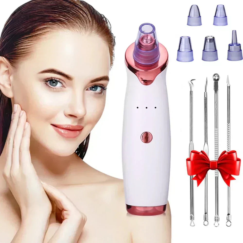 Vacuum Blackhead Remover Face Black Spots Cleaner White Dot Pimple Removal
