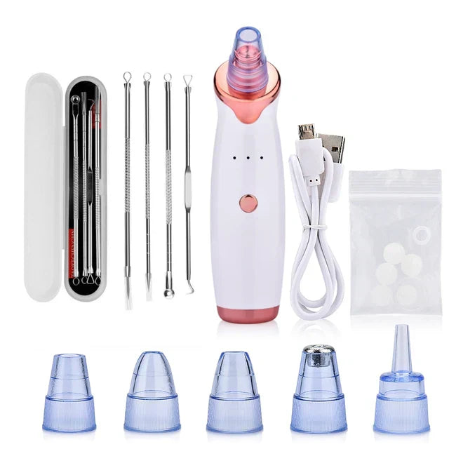 Vacuum Blackhead Remover Face Black Spots Cleaner White Dot Pimple Removal