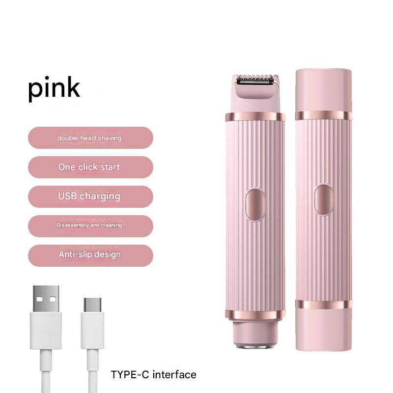 2 In 1 Women Electric Razors Bikini Trimmer Face Shavers Hair Removal for Underarms Legs Lady Body Trimmer Waterproof Painless