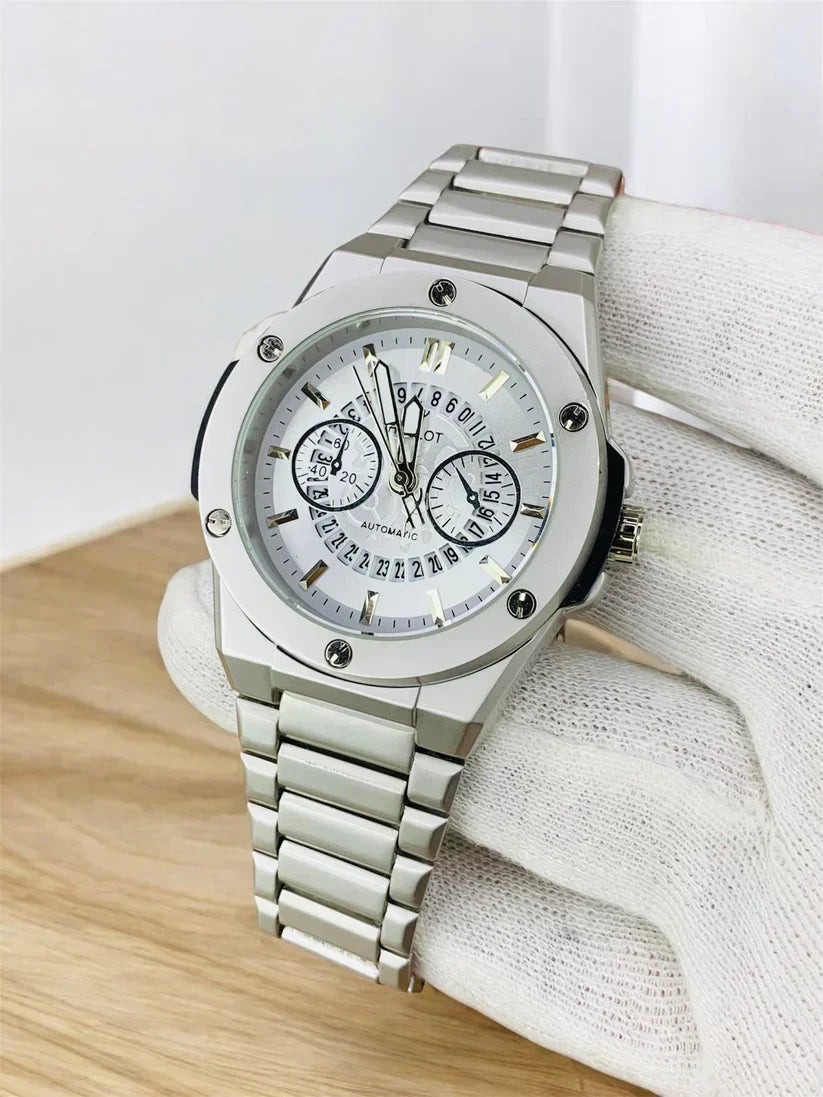 HB Stainless Steel Date Adjustment (Silver)