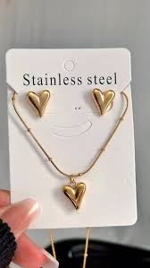 Heart chain necklace Set  ( Complete Set )