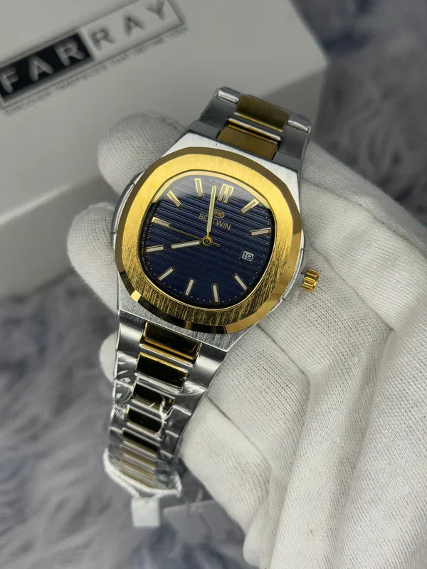 BESTWIN NAUTILUS DATE STEEL WATCH