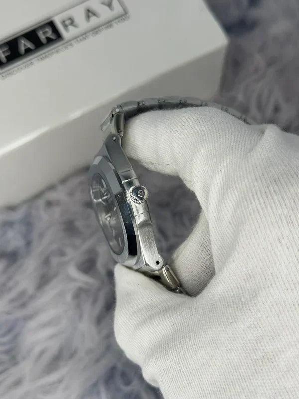 BESTWIN NAUTILUS DATE STEEL WATCH