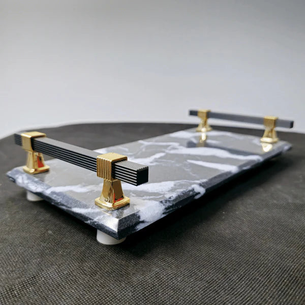 Black Diamond Marble Tray