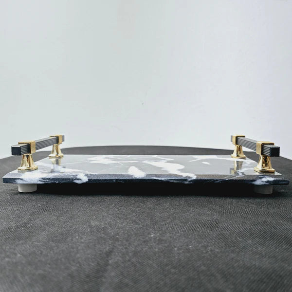 Black Diamond Marble Tray