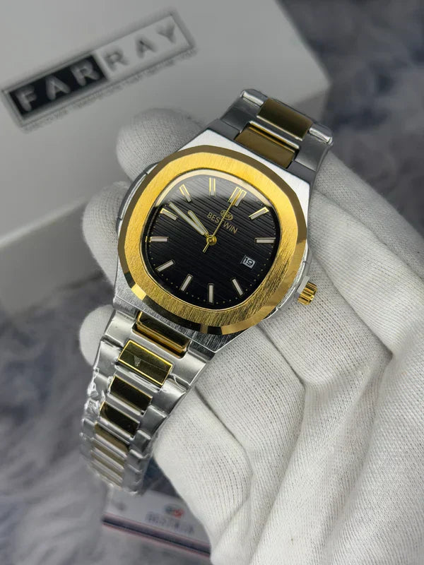 BESTWIN NAUTILUS DATE STEEL WATCH