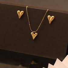Heart chain necklace Set  ( Complete Set )