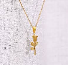 Rose Gold Necklace ( Stainless Steel )