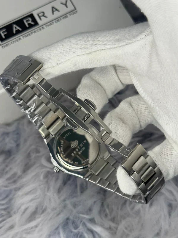 BESTWIN NAUTILUS DATE STEEL WATCH