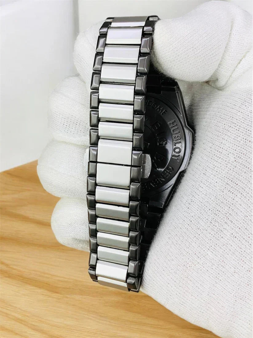 HB Stainless Steel Date Adjustment (Black Two Tone)