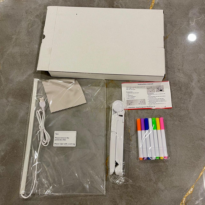 Multiple Color LED Writing Board - Large Size (Multiple Purpose)